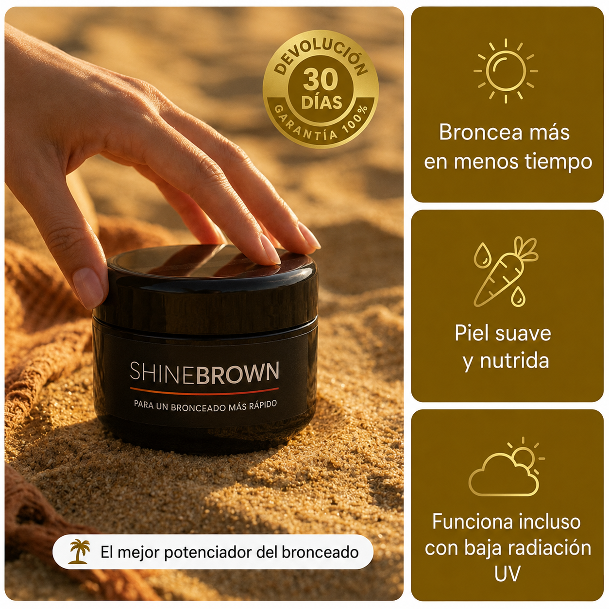 ShineBrown Gel Bronceador Dermoactivo